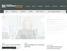 Tablet Screenshot of immobilienmanager.de